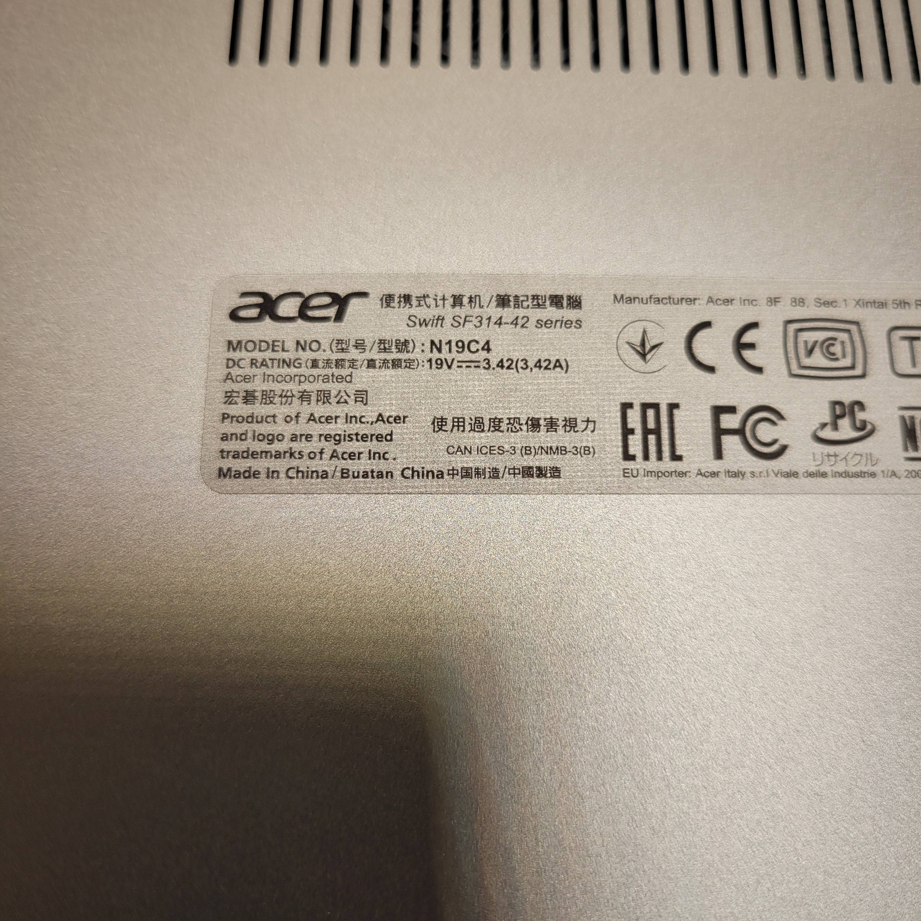 Acer Swift 3 - 14" Laptop AMD Ryzen 7 4700U 8GB Ram 512GB SSD Win 10 Home (7868915384558)